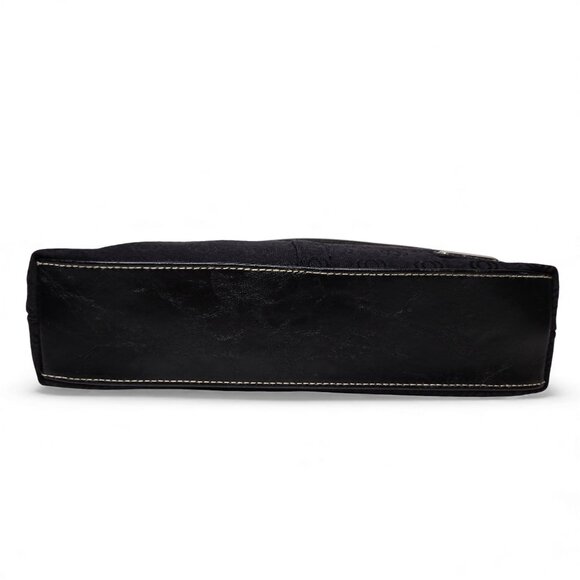 Minicci Small Baguette Satchel Purse Leather Strap - Picture 8 of 10